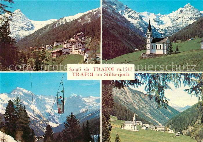 Trafoi Suedtirol Stilfserjoch Kirche Seilbahn