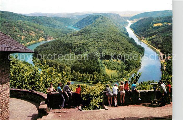 Orscholz Saarschleife von CLOEF aus gesehen