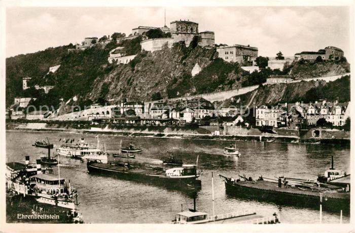 Ehrenbreitstein Festung Rheinpartie