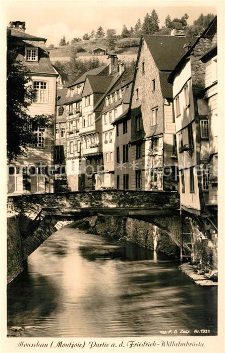 Monschau Partie an der Friedrich Wilhelmbruecke