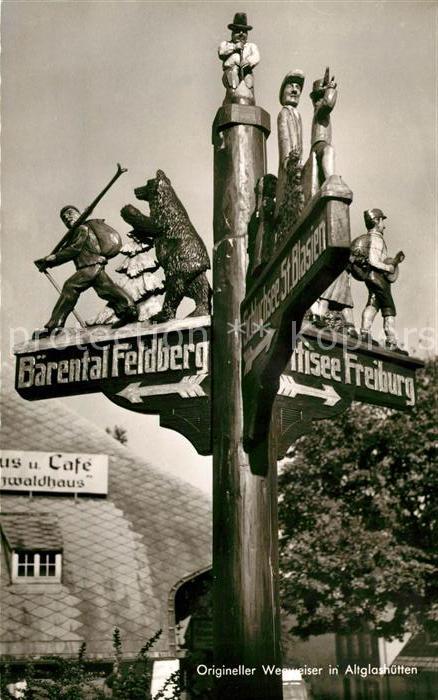 Altglashuetten Origineller Wegweiser