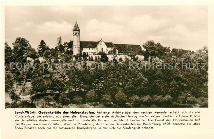 Lorch Wuerttemberg Gedenkstaette der Hohenstaufen
