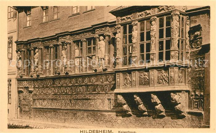 Hildesheim Kaiserhaus mit Bildnissen roemischer Kaiser