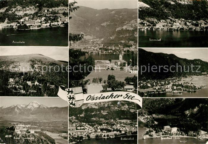 Ossiachersee Annenheim Kanzelhoehe Ruine Landskron Stift Ossiach Bodensdorf Satt