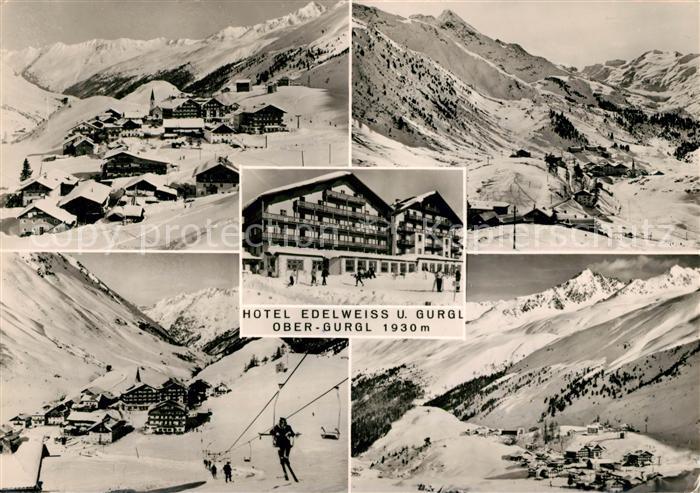 Obergurgl Soelden Tirol Hotel Edelweiss Panorama Sessellift