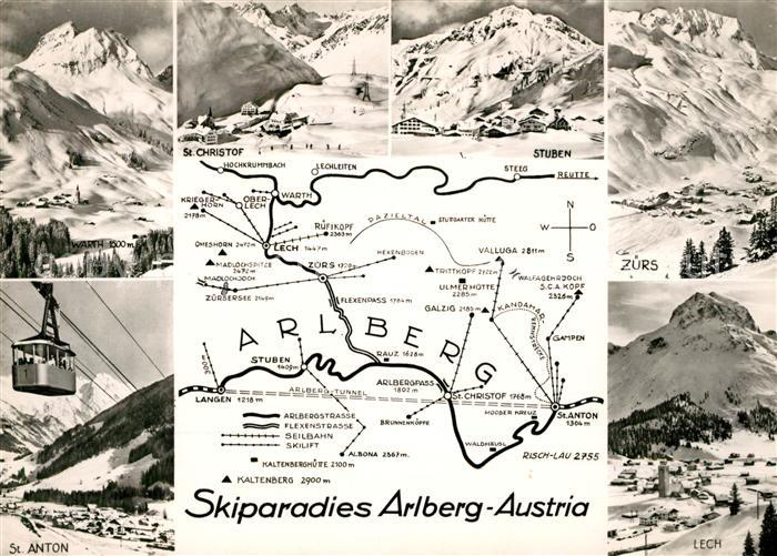 Arlberg Warth St Anton St Christof Stuben Zuers Lech
