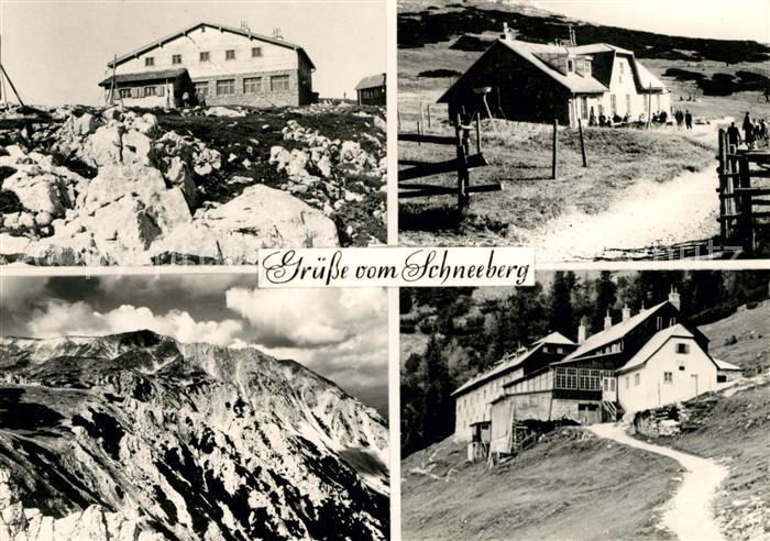 Schneeberg Oesterreich Damboeckhaus Teilansichten