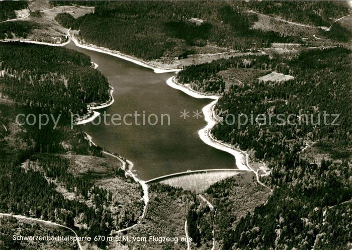 Forbach Baden Schwarzenbach Talsperre Fliegeraufnahme