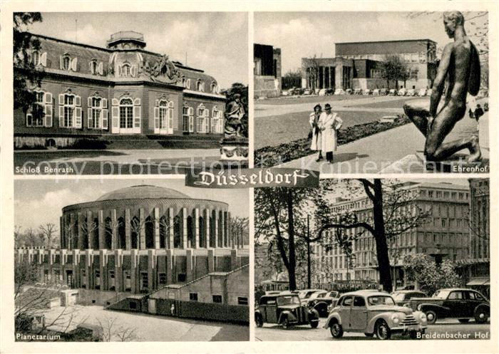 Duesseldorf Schloss Benrath Ehrenhof Planetarium Breidenbacher Hof