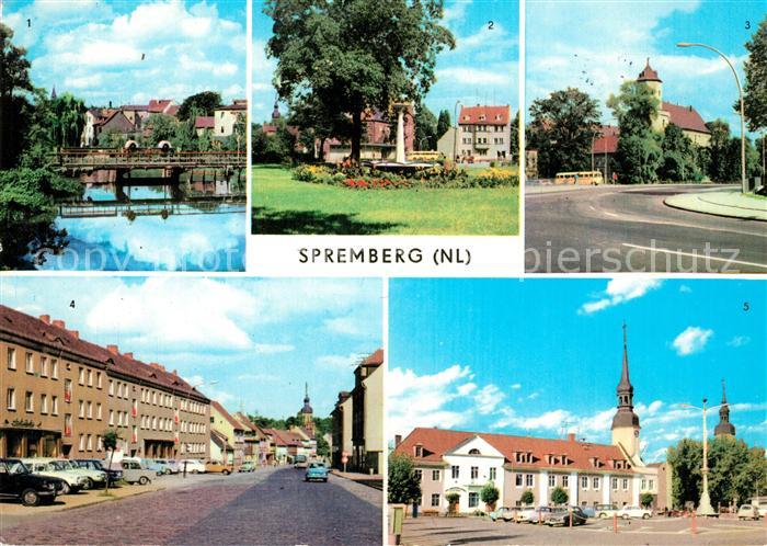 Spremberg Niederlausitz Spreepartie Busbahnhof Schloss Grad Clara Zetkin Str Rat