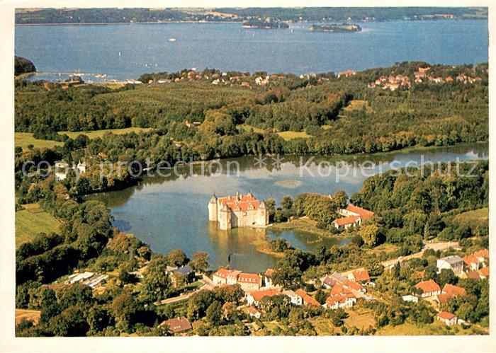 Gluecksburg Ostseebad Schloss Gluecksburg Fliegeraufnahme
