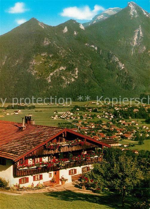 Marquartstein mit Schnappen Hochgern udn Hochlaerch