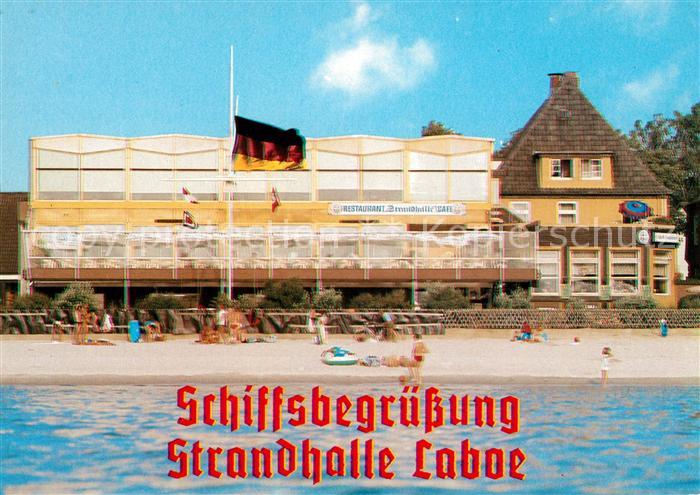 Laboe Schiffsbegruessung Strandhalle Laboe