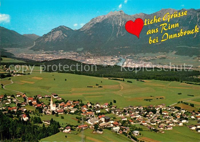 Rinn Fliegeraufnahme mit Wallfahrtskirche Judenstein
