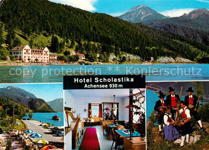 Achensee Hotel Scholastika Promenade Gaststube Landestrachten
