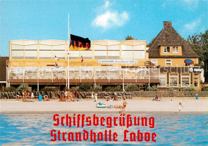 Laboe Schiffsbegruessung Strandhalle Laboe