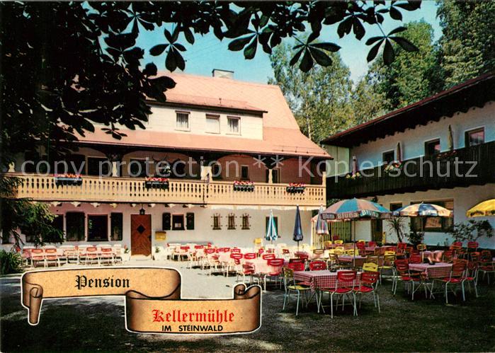 Pullenreuth Gaststaette Pension Kellermuehle Terrasse