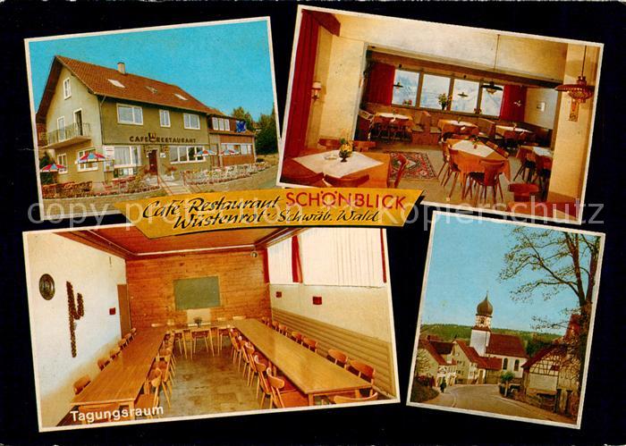 Wuestenrot Cafe Restaurant Schoenblick Gaststube Tagungsraum Kirche