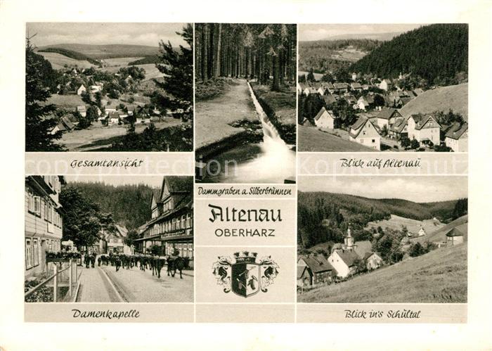 Altenau Harz Panorama Ortsansicht Damenkapelle Schultal