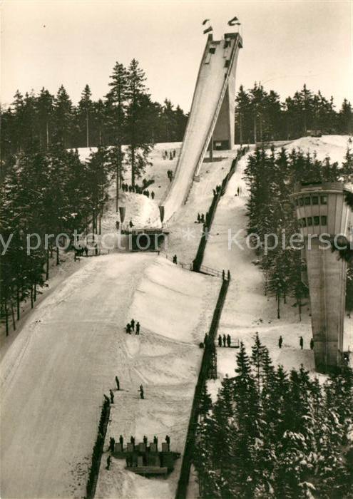 Oberhof Thueringen Schanze am Rennsteig