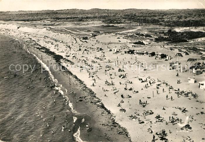 Saint Hilaire de Riez La plage de Sion sur Ocean Vue aerienne