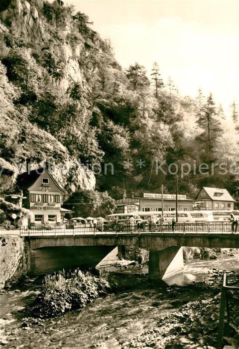 Ruebeland Harz Hoehlenrestaurant mit Felsengrotte