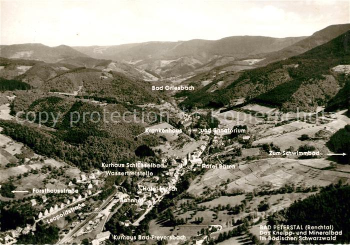 Bad Peterstal-Griesbach Kuranlagen Fliegeraufnahme