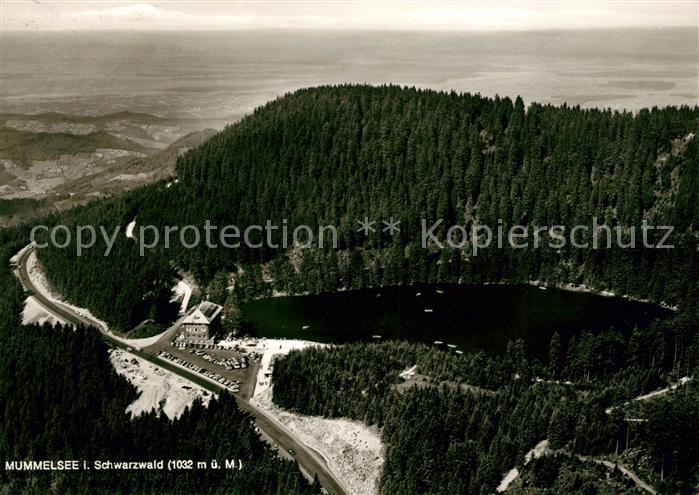 Sasbachwalden Der Mummelsee Fliegeraufnahme