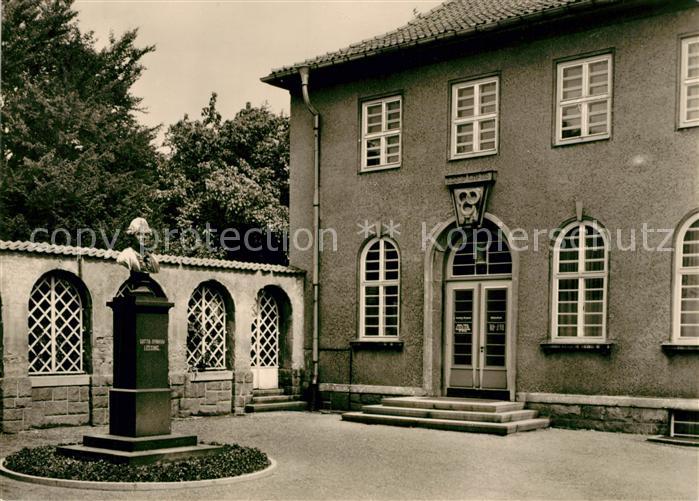Kamenz Sachsen Lessingdenkmal und Lessinghaus