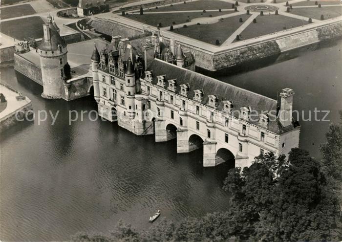 Chenonceaux Indre et Loire Vue aerienne