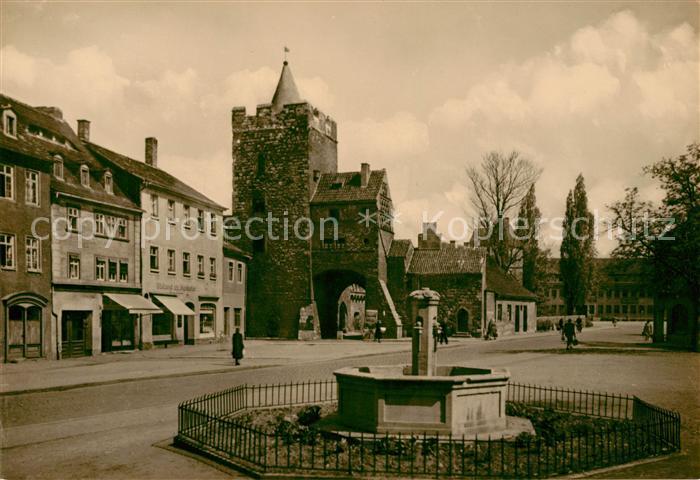 Naumburg Saale Marientor Brunnen