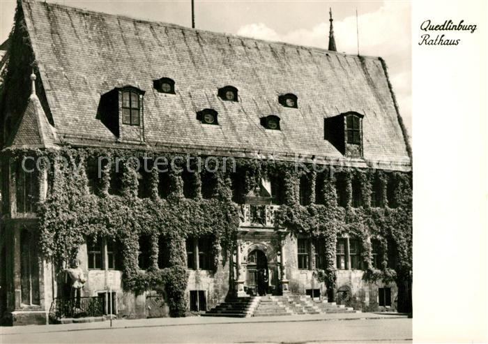 Quedlinburg Harz Rathaus