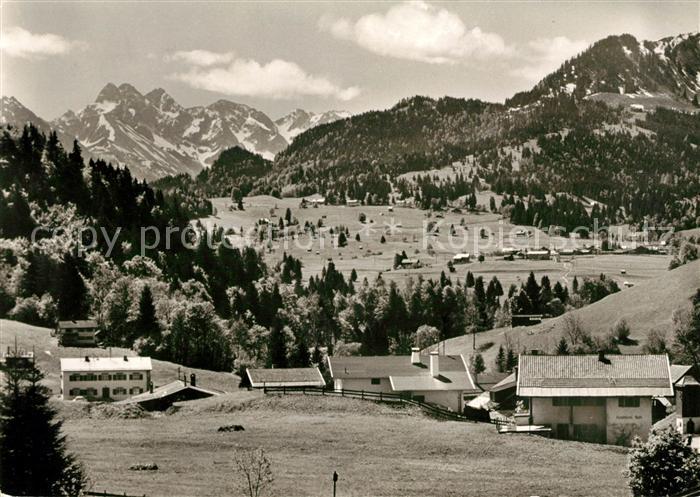 Tiefenbach Oberstdorf mit Maedelegruppe Schlappolt Schoenblick