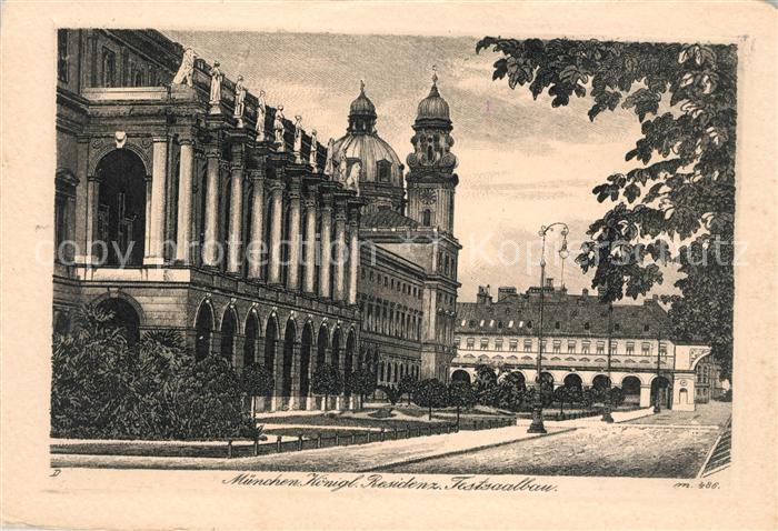 Muenchen Koenigl Residenz Festsaalbau