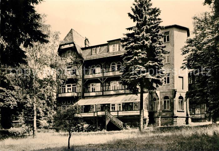 Bad Berka FDGB Sanatorium Wilhelmsburg