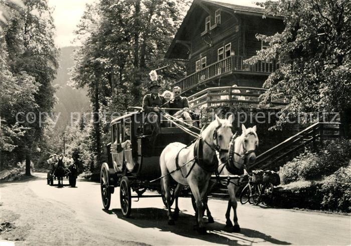 Schwarzatal mit HO Gaststaette Schweizerhaus Pferdekutsche