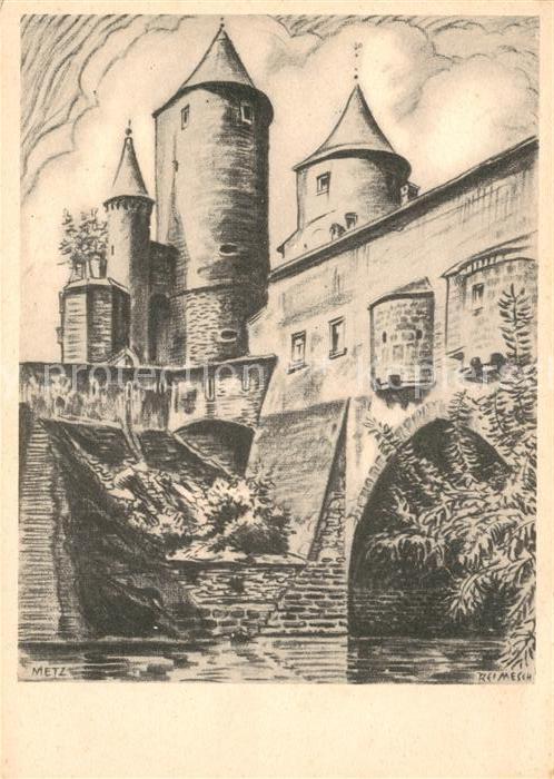 Metz 57 Moselle Das Deutsche Tor