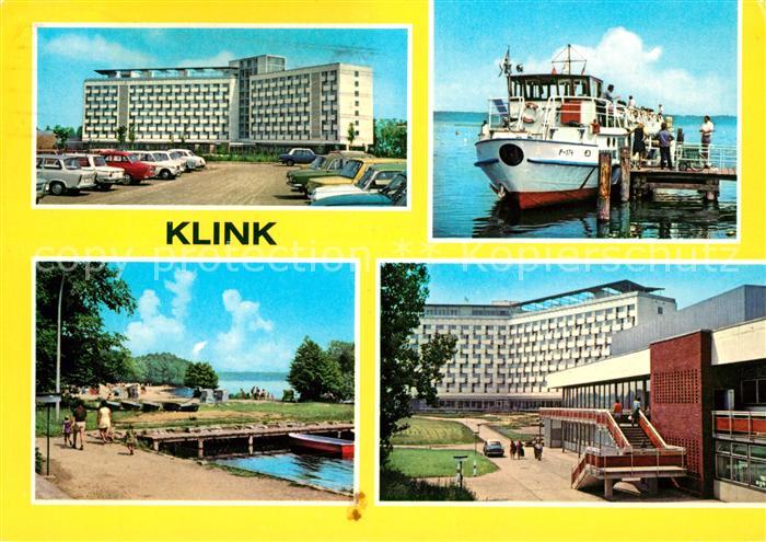 Klink Waren Erholungsheim Herbert Warnke Mueritzhafen Strand