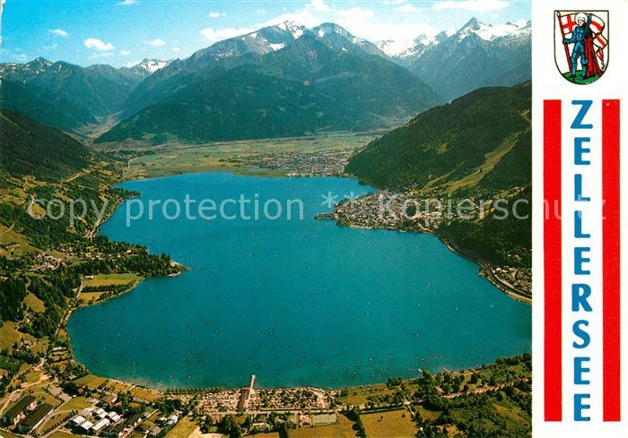 Salzburger Land Fliegeraufnahme Zellersee Hohen Tauern