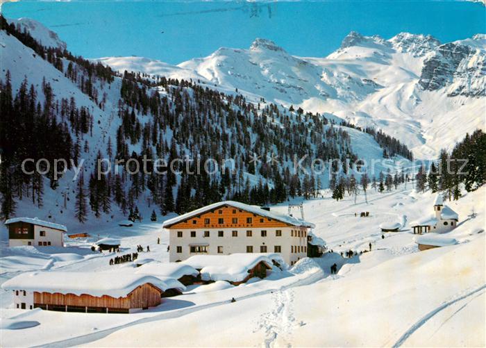 Schlickeralm Skigebiet Sennjochlicht Winter