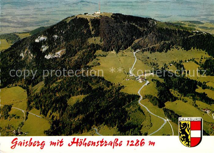 Gaisberg Fliegeraufnahme Hoehenstrasse