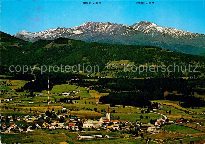 Mariapfarr Fliegeraufnahme Kirche Roteck