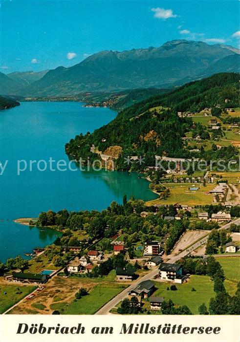 Doebriach Millstaettersee Fliegeraufnahme