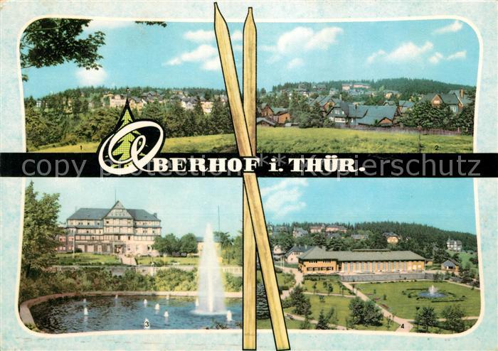 Oberhof Thueringen Ernst Thaelmann Haus Haus der Freundschaft Panorama