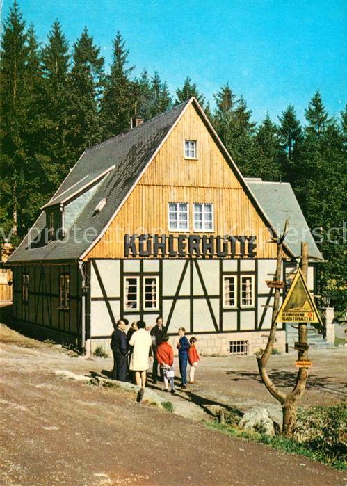 Sosa Erzgebirge Gaststaette Koehlerhuette Talsperre des Friedens