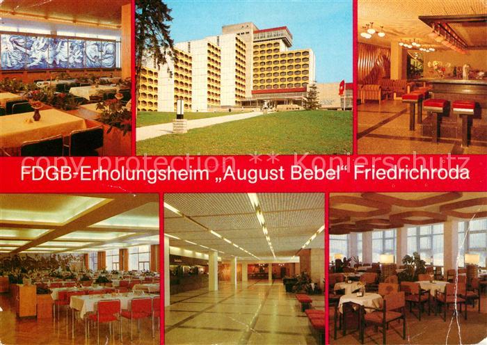 Friedrichroda FDGB Erholungsheim August Bebel