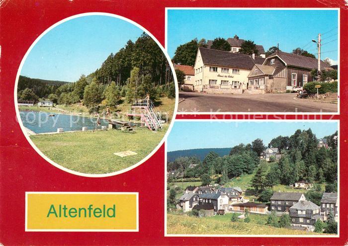 Altenfeld Thueringen Freibad FDGB Erholungsheim Haus des Volkes