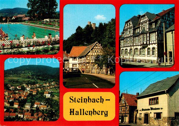 Steinbach Hallenberg Schwimmbad Hallenburg Erholungsheim Fortschritt