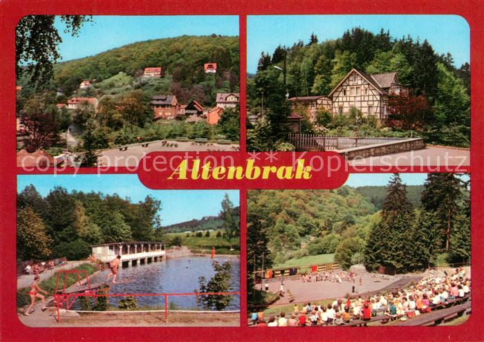 Altenbrak Harz Rolandseck Schwimmbad Waldbuehne
