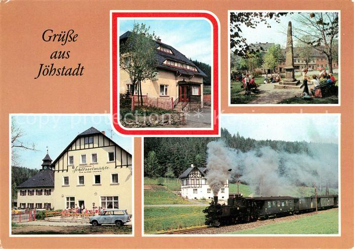 Joehstadt Kleinbahn Schwarzwasserthal Postmeilensaeule